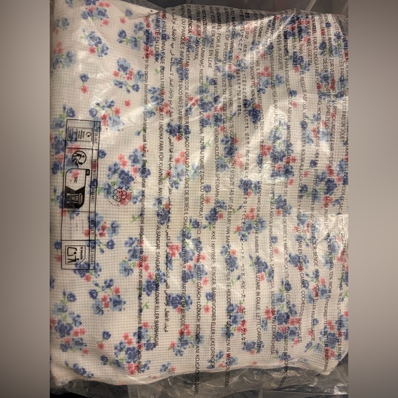 Amazon Essentials Womens Waffle Snug Fit Pajama Set- White Floral- US XS - Picture 6 of 8